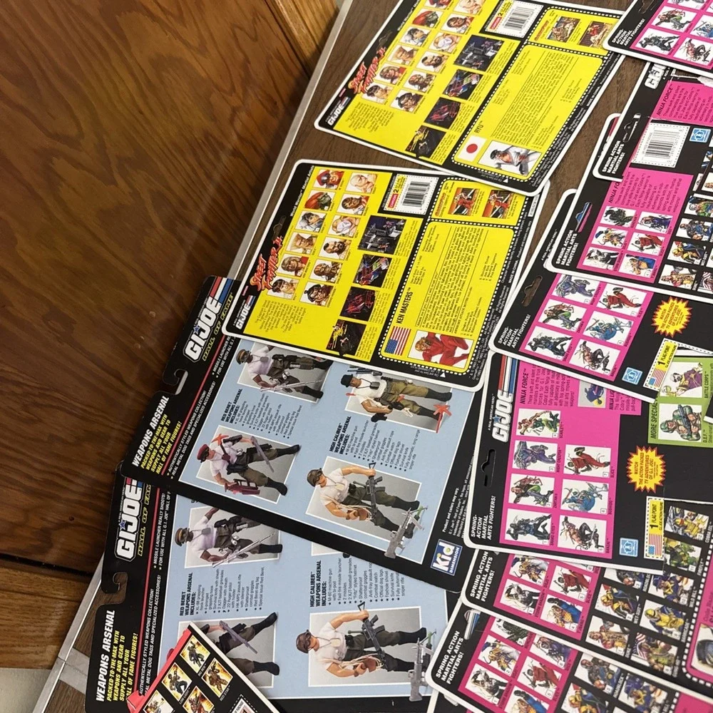 Vintage‎ G.I. Joe Full UNCUT And CUT File Cards  Lot  x36 - Picture 14 of 16